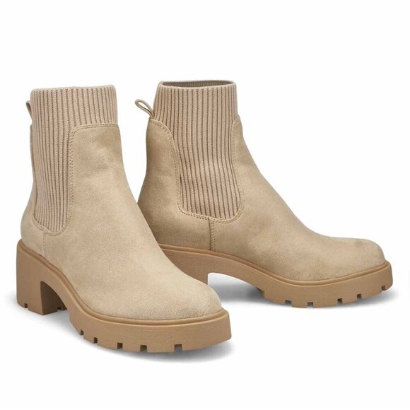 Steve Madden Halona Natural Tan Leather Ankle Boots Size 11 - Picture 1 of 5